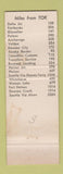 Matchbook Cover - Chevron oil gas Herb's Cafe Motel Tok AK
