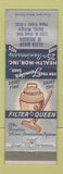 Matchbook Cover - Filter Queen Vacuum Cleaner Detroit MI