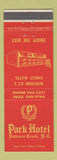 Matchbook Cover - Park Hotel Dawson Creek BC