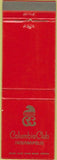 Matchbook Cover - Columbia Club Indianapolis IN