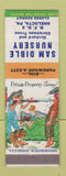 Matchbook Cover - Sam Dible Nursery Shelocta PA hillbilly Private Property