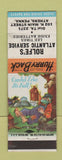 Matchbook Cover - Rolfe's Atlantic oil gas Lee Tires Athens PA hillbilly