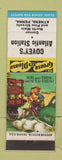 Matchbook Cover - Covey's Atlantic oil gas Athens PA traffic safety