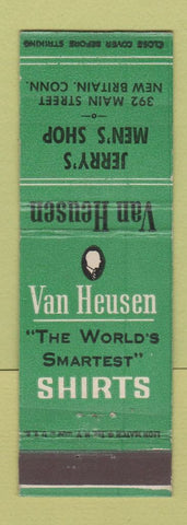 Matchbook Cover - Van Heusen Men's Clothes Jerry's New Britain CT