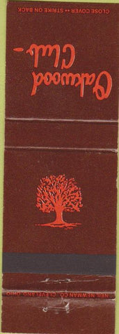 Matchbook Cover - Oakwood Club Cleveland OH?