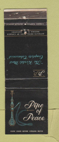 Matchbook Cover - Pipe of Peace Nassau Bahamas