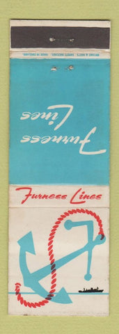 Matchbook Cover - Furness Lines Shipping Cruise anchor