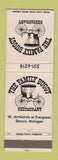 Matchbook Cover - The Family Buggy Restaurant Detroit MI