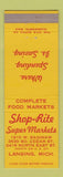 Matchbook Cover - Shop Rite Grocery Lansing MI