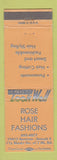 Matchbook Cover - Rose Hair Salon Detroit MI
