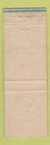 Matchbook Cover - Harvey Goldman Machinery Dearborn MI WI WEAR