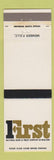 Matchbook Cover - First National Bank Trust Midland MI