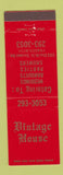 Matchbook Cover - Vintage House Fraser MI