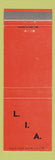 Matchbook Cover - Lundquist Insurance Agency Detroit MI