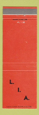 Matchbook Cover - Lundquist Insurance Agency Detroit MI