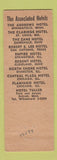 Matchbook Cover - Hotel Tuller Detroit MI
