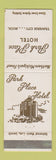 Matchbook Cover - Park Place Hotel Traverse City MI
