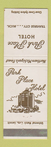 Matchbook Cover - Park Place Hotel Traverse City MI