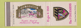 Matchbook Cover - The Vineyards  Detroit MI