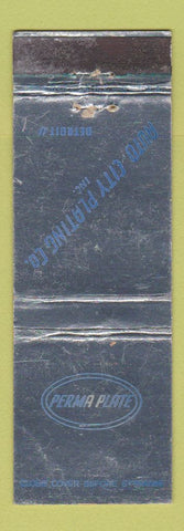 Matchbook Cover - Auto City Platings Perma Plate Detroit MI WEAR