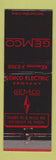 Matchbook Cover - Gemco Electric Detroit MI