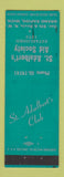 Matchbook Cover - St Adalbert's Club Aid Society Grand Rapids MI WEAR
