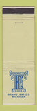 Matchbook Cover - Peninsular Club Grand Rapids MI