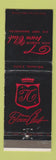 Matchbook Cover - Town Club Ann Arbor MI WEAR