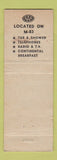 Matchbook Cover - Frankenmuth Motel MI WEAR