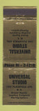 Matchbook Cover - Universal Studio Photography Grand Rapids MI