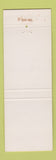 Matchbook Cover - Livonia National Bank MI