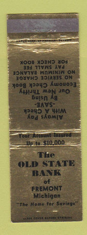 Matchbook Cover - Old State Bank Fremont MI WEAR