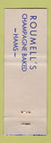 Matchbook Cover - Roumell Catering Detroit MI WEAR hams