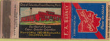 Matchbook Cover - Ohio Curtis Cleaners Columbus OH WORN