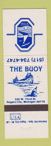 Matchbook Cover - The Buoy Rogers City MI