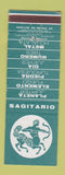 Matchbook Cover - Horoscope Mexico Sagitario Sagittarius