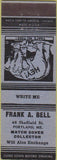 Matchbook Cover - Frank Bell Match Collector Portland ME
