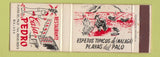Matchbook Cover - Restaurante Casa Pedro Malaga Spain Playas del Palo