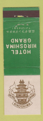 Matchbook Cover - Hotel Hiroshima Grand Japan WEAR