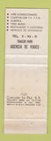 Matchbook Cover - Motel Imperial San Luis Potosi Mexico WEAR