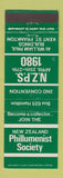 Matchbook Cover - New Zealand Phillumenist Society Frankton 1980