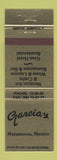 Matchbook Cover - Garcai's Restaurant Gran Hotel Matamoros Mexico