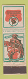 Matchbook Cover - Winter Relief Union Allumettiers Saint Martin Belgium WEAR #2