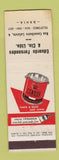 Matchbook Cover - Eduardo Fernandes Bahia Condor Paint Brazil