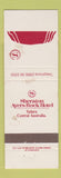 Matchbook Cover - Sheraton Ayers Rock Hotel Yulara Australia STAINED