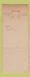Matchbook Cover - Buffet SBB Zurich Switzerland