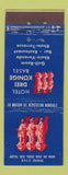 Matchbook Cover - Hotel Drei Konige Basel Switzerland
