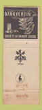 Matchbook Cover - Hotel Drei Konige Basel Switzerland