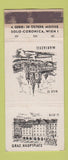 Matchbook Cover - Tuchhaus Grundl Hauptplatz Austria Mariazell WEAR