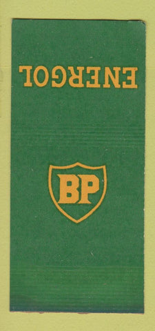 Matchbook Cover - BP oil gas Energol BOBTAIL WEAR